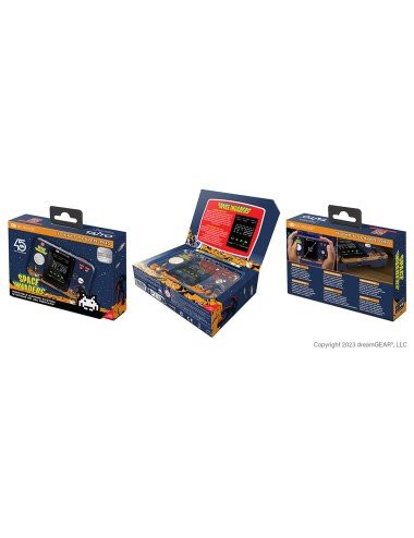 Pocket player space invaders portable