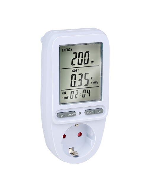 Monitor de energía para enchufes 7 x 7,5 x 14,5 cm