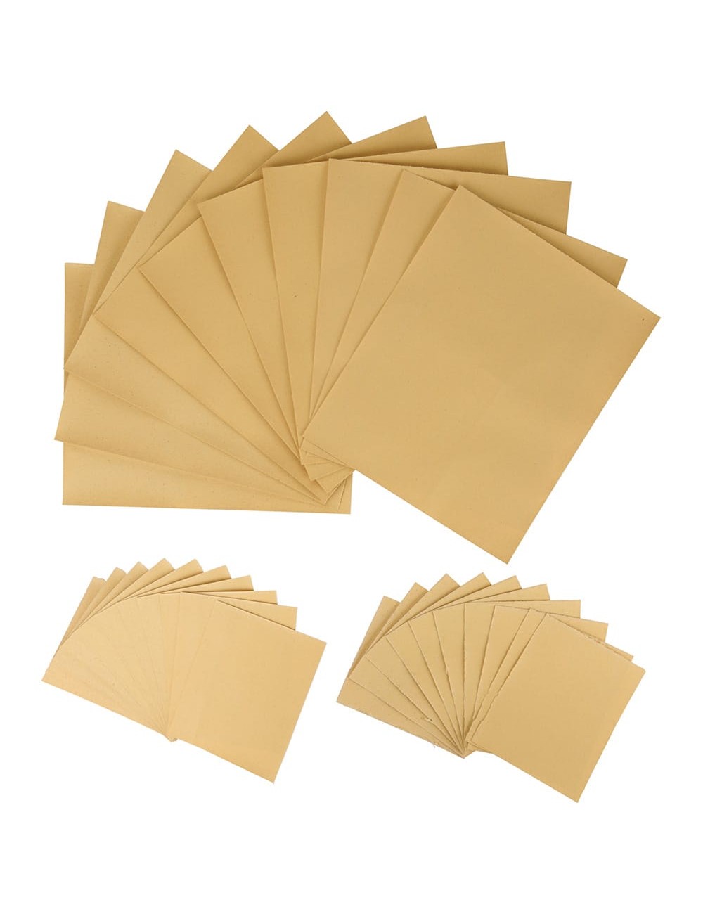 Papel de lija, 30 piezas
