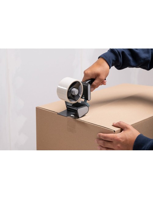 Dispensador cinta de embalaje + 2 rollos 48 mm x 15 m