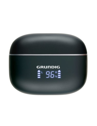 Auriculares earphone bluetooth con estuche negro