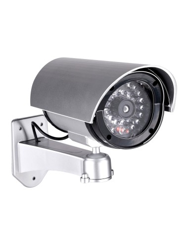 Cámara seguridad simulada tipo bullet 11 x 8 x 17 cm