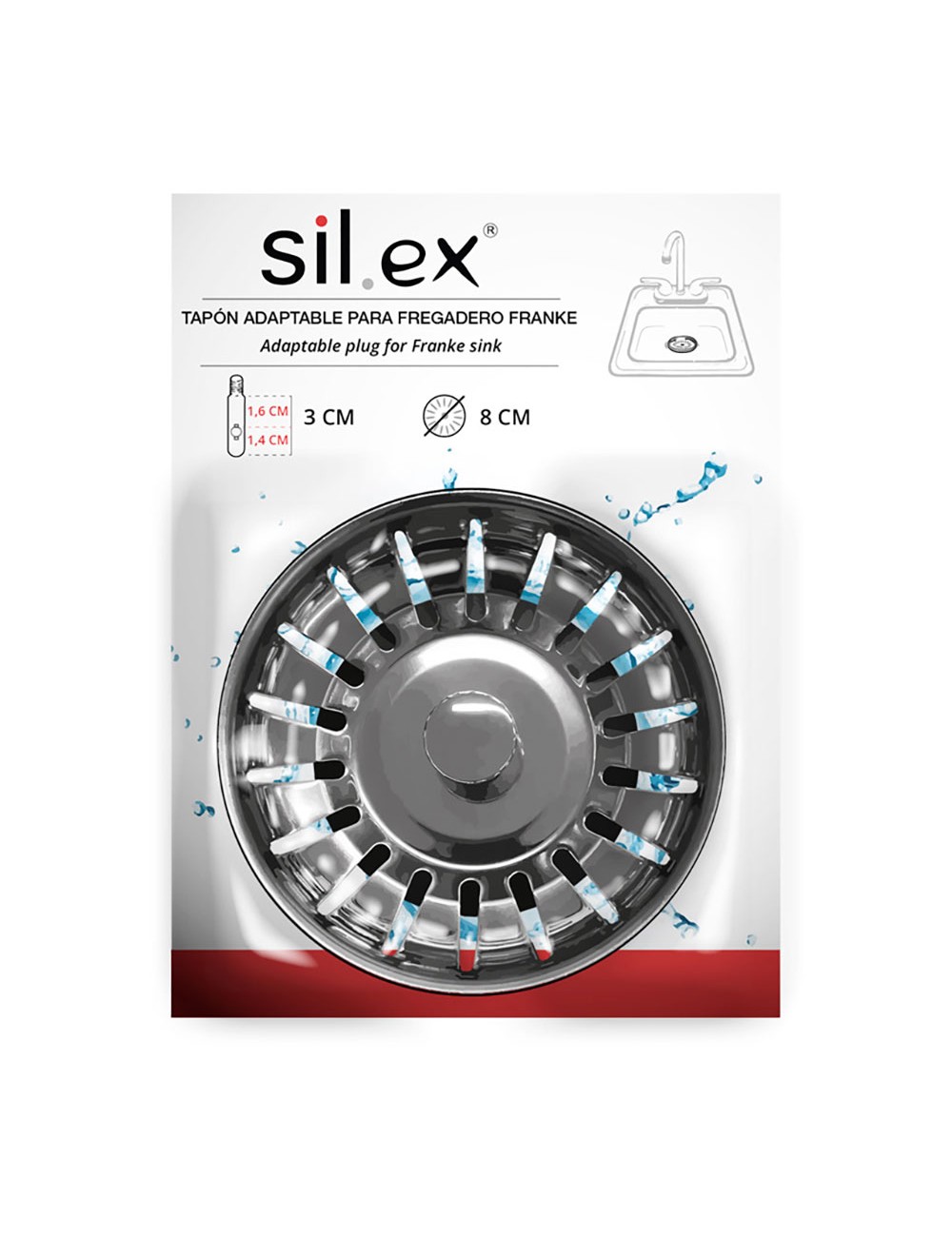 Filtro de rejilla de fregadero franke adaptable