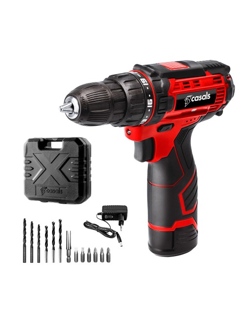 Taladro atornillador 12 v csc1205bc con maletin y accesorios