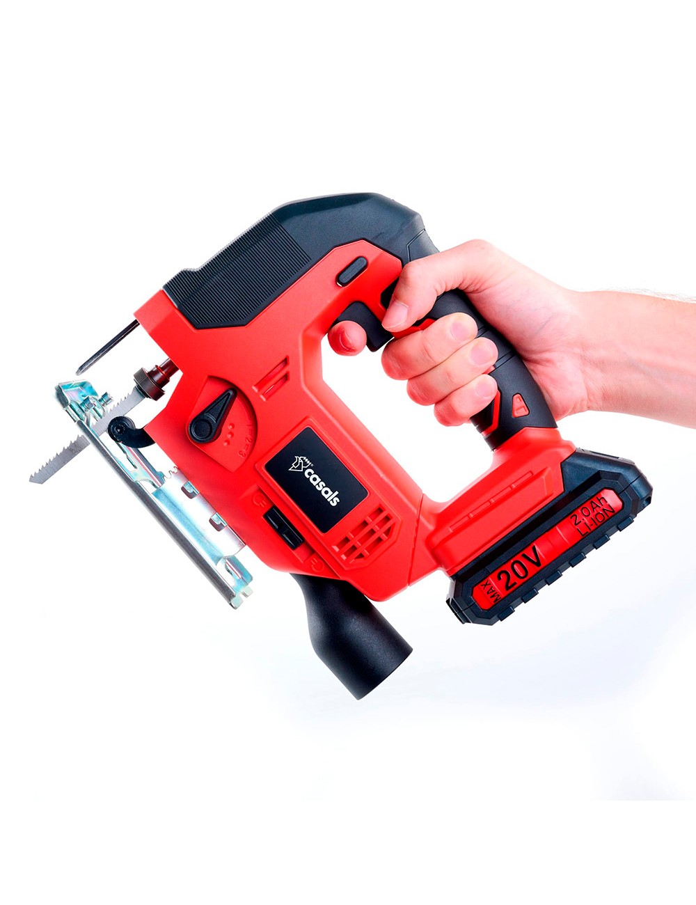 Sierra de calar inalámbrica cjs2050 20 v incluye bateria + cargador