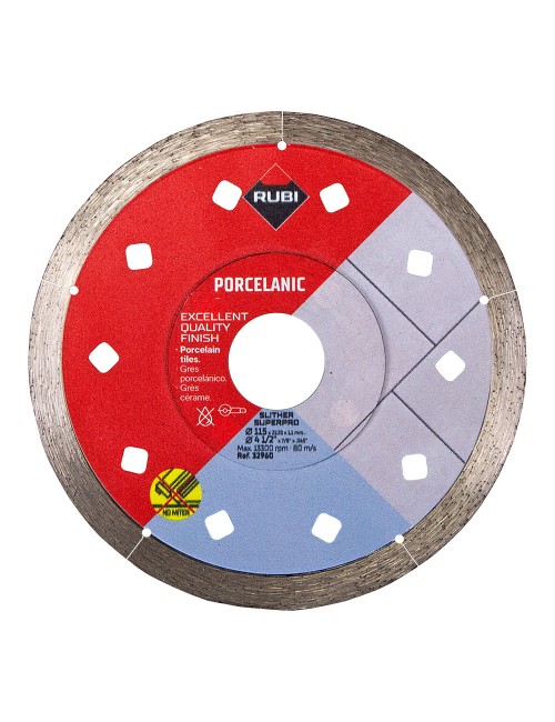 Disco diamantado ø115 x 1,1 x 22,23 mm slither superpro