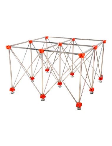 Mesa de trabajo retráctil 120 x 120 cm