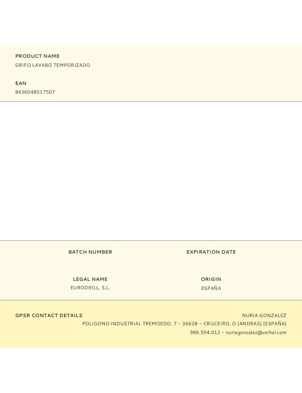 Grifo lavabo temporizado