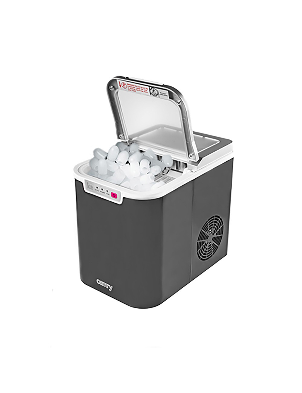 Máquina de cubitos cr8073, negra, 74-87 w, 35,5 x 25 x 32 cm