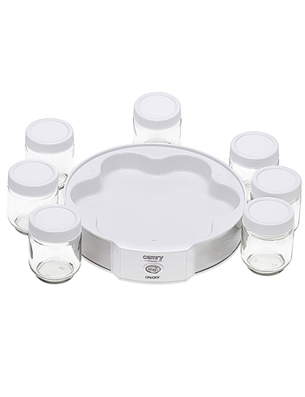 Yogurtera cr4519, blanca, 20 w, ø24 x 11,5 cm