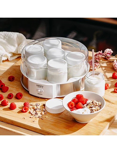 Yogurtera cr4519, blanca, 20 w, ø24 x 11,5 cm