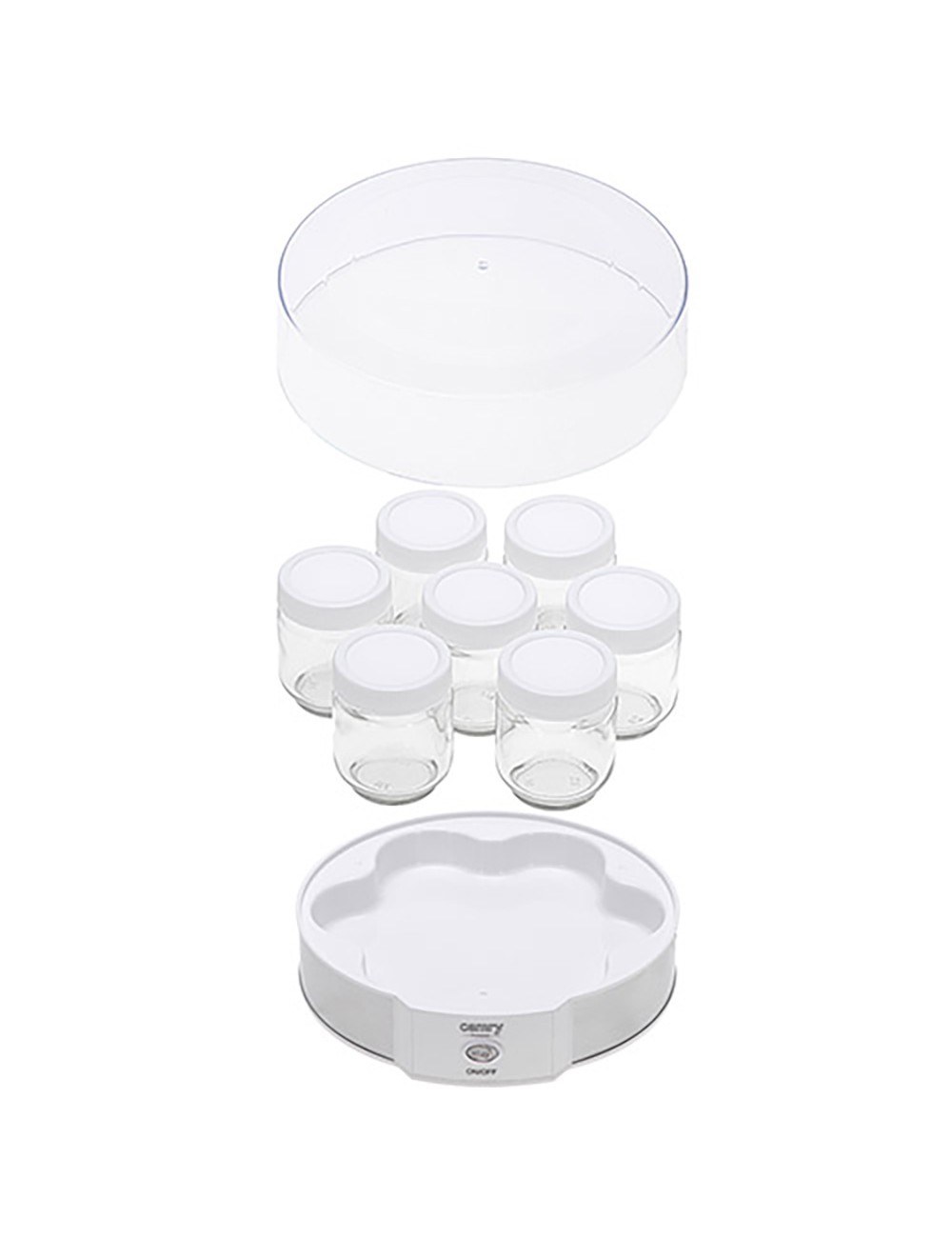 Yogurtera cr4519, blanca, 20 w, ø24 x 11,5 cm