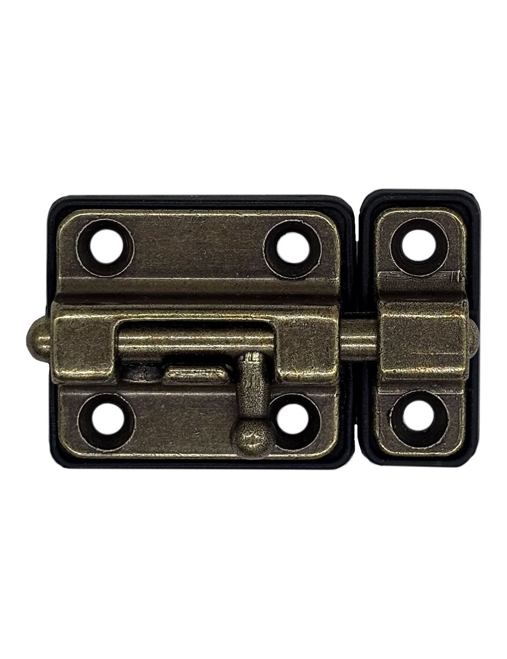 Pasador cerrojo base plástica 35 mm cuero