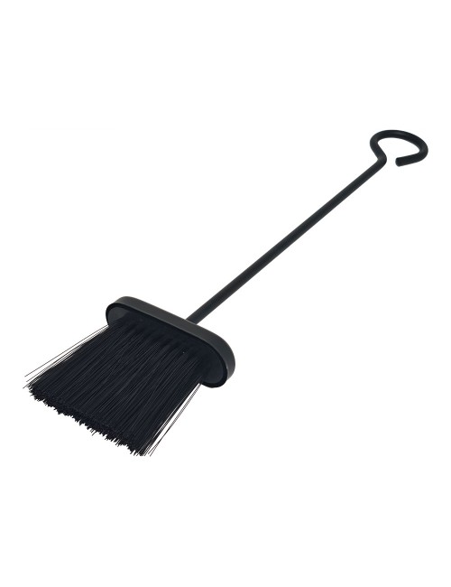 Cepillo para chimenea, color negro, 10,5 x 4 x 46 cm