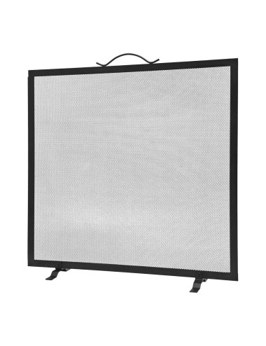 Pantalla chimenea color negro 60 x 0,5 x 60 cm