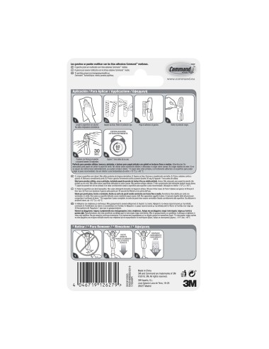 Percha agrupadora de cables, 2 uds + 3 tiras