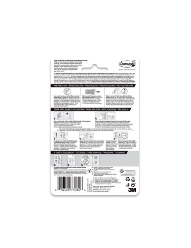 Gancho doble, grande, níquel satinado, 1 ud + 2 tiras,carga max 1,8 kg