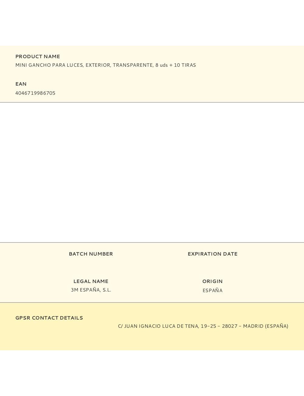 Mini gancho para luces, exterior, transparente, 8 uds + 10 tiras