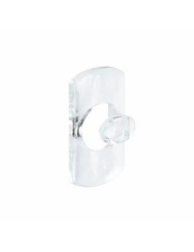 Mini gancho decorativo, transparente, 20 uds + 24 tiras