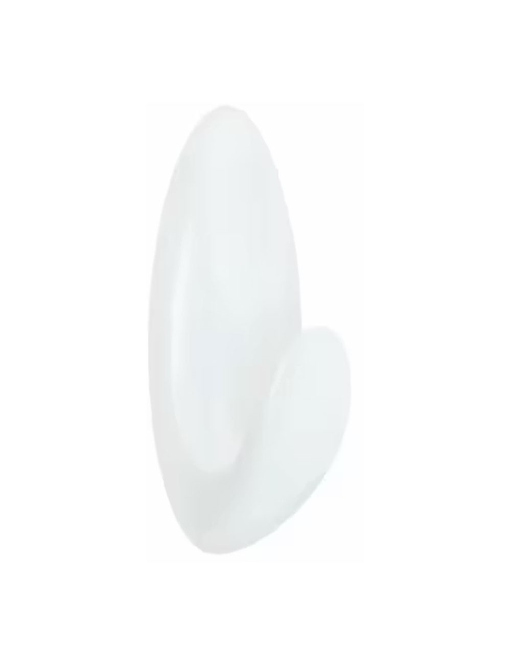 Gancho para baño, mediano, blanco, 35 x 86 x 29, 2 uds + 3 tiras, máx 1,3 kg