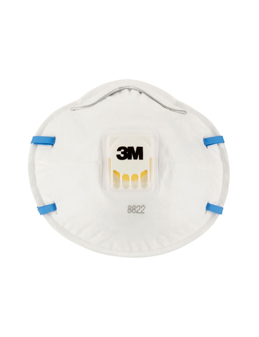 Mascarilla para partículas 8822, ffp2, con válvula, 3 uds