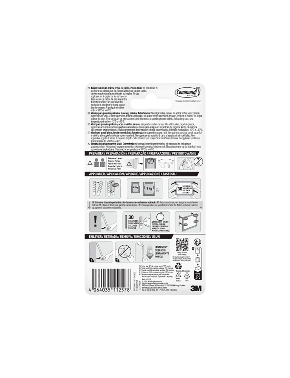 Tiras extragrandes para colgar cuadros