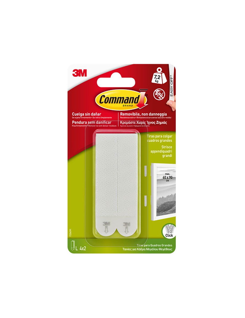 Tiras grandes para colgar cuadros