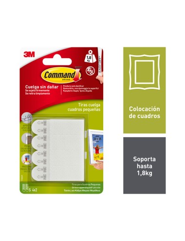 Tiras pequeñas para colgar cuadros