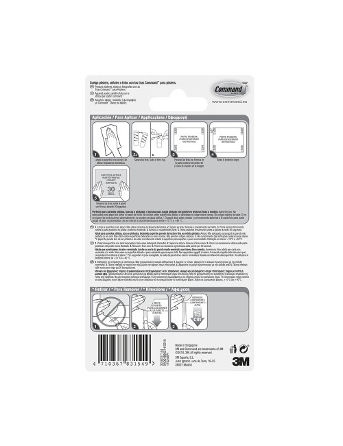 Tiras para pósteres, 12 uds