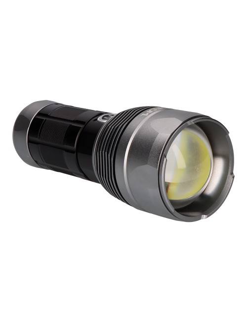 Linterna led táctica titanforce recargable 14.000 lm 6500 k 150 w ip44 + cordón