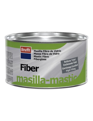 Masilla fiber con fibra de vidrio 1,4 kg