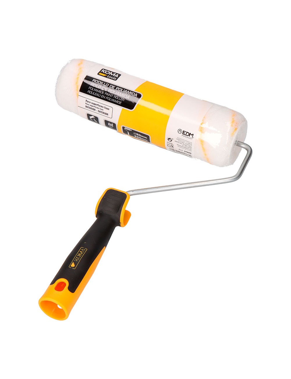 Rodillo poliamida antigoteo para superficies lisas ø50 x 220 mm