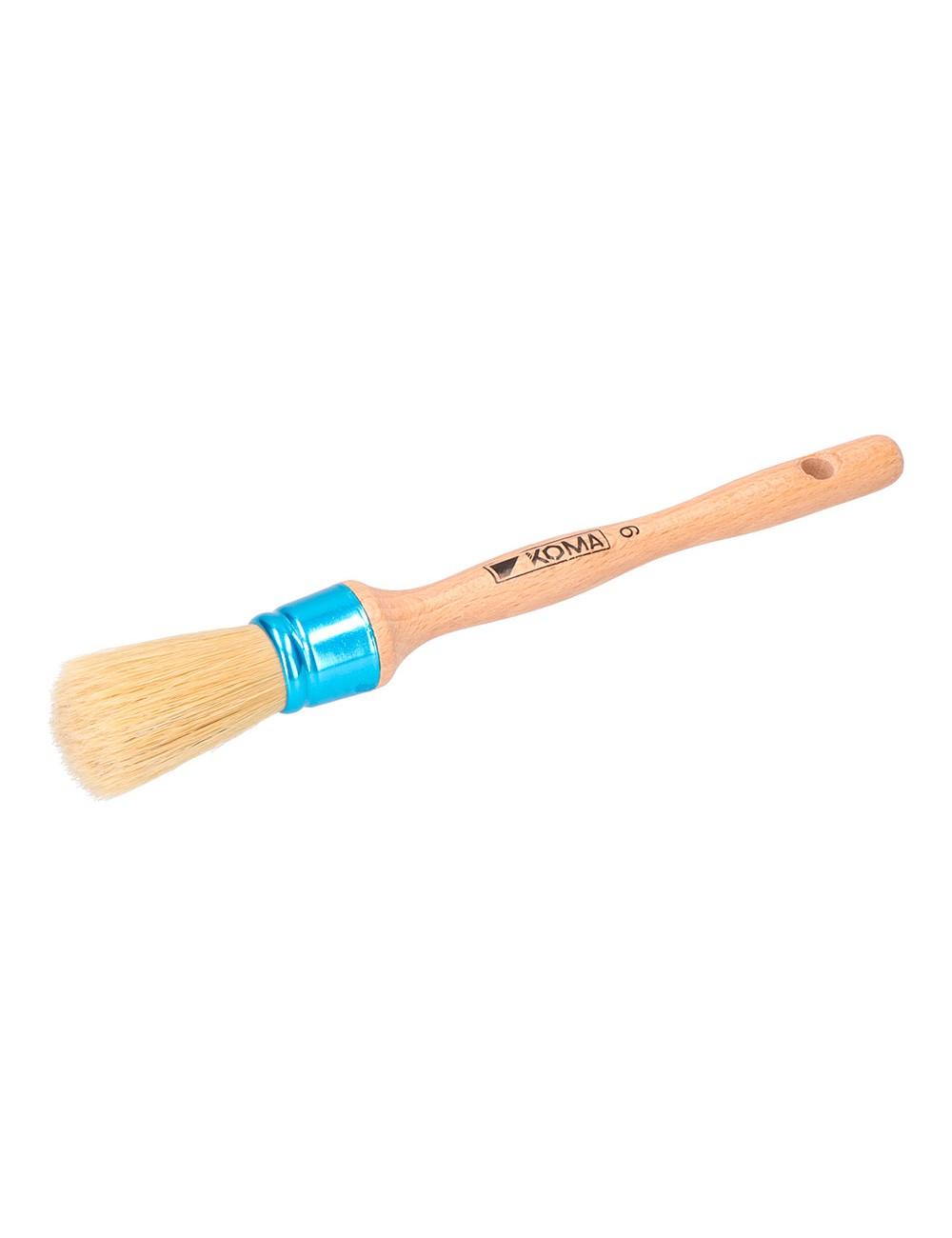 Brocha virola hierro con taco n 06 ø30 x 60 mm