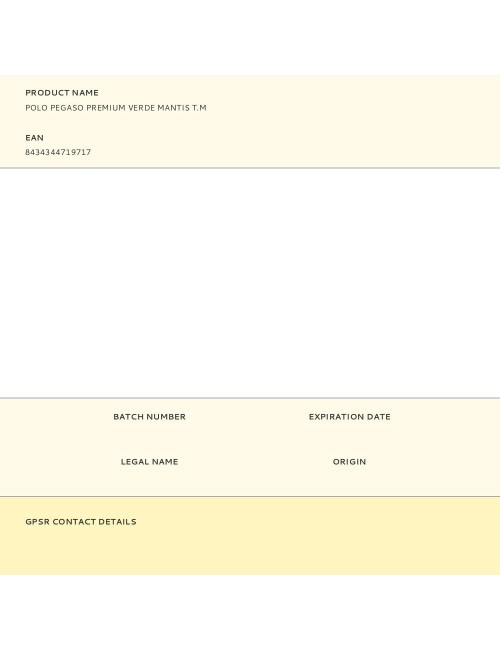 Polo pegaso premium verde mantis t.m