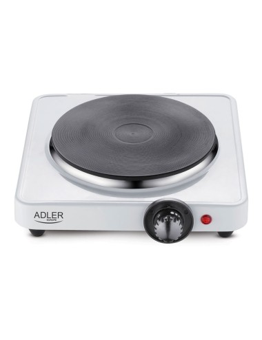 Cocina eléctrica un quemador 1500 w blanca, 25 x 28 x 7 cm