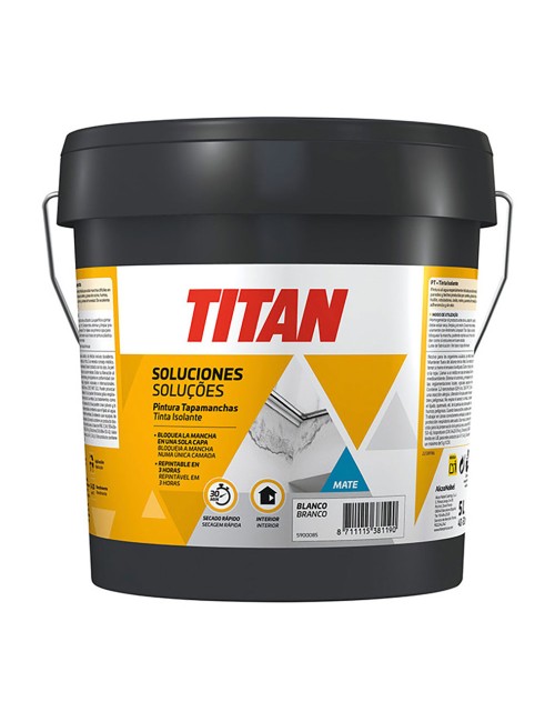 Pintura tapamanchas blanca mate, 1 l