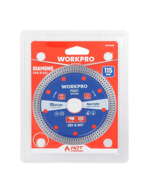 Disco de corte, diamante, diente continuo, profi, ø125 x 22,2 x 10 mm