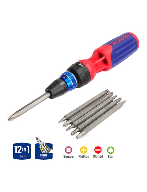 Destornillador carraca 12 en 1