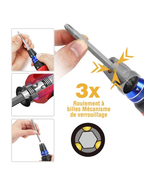 Destornillador carraca 12 en 1