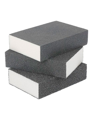 Esponja de lijar, 3 uds
