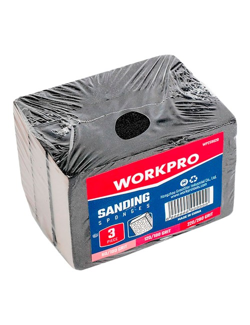 Esponja de lijar, 3 uds