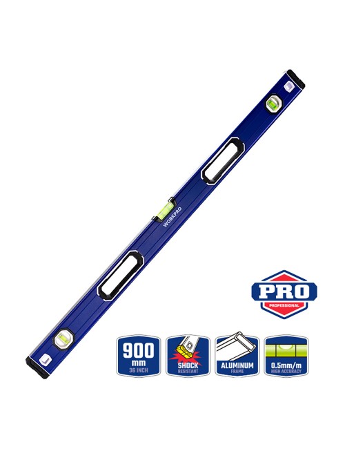 Nivel de burbuja con base mágnetica 90 cm