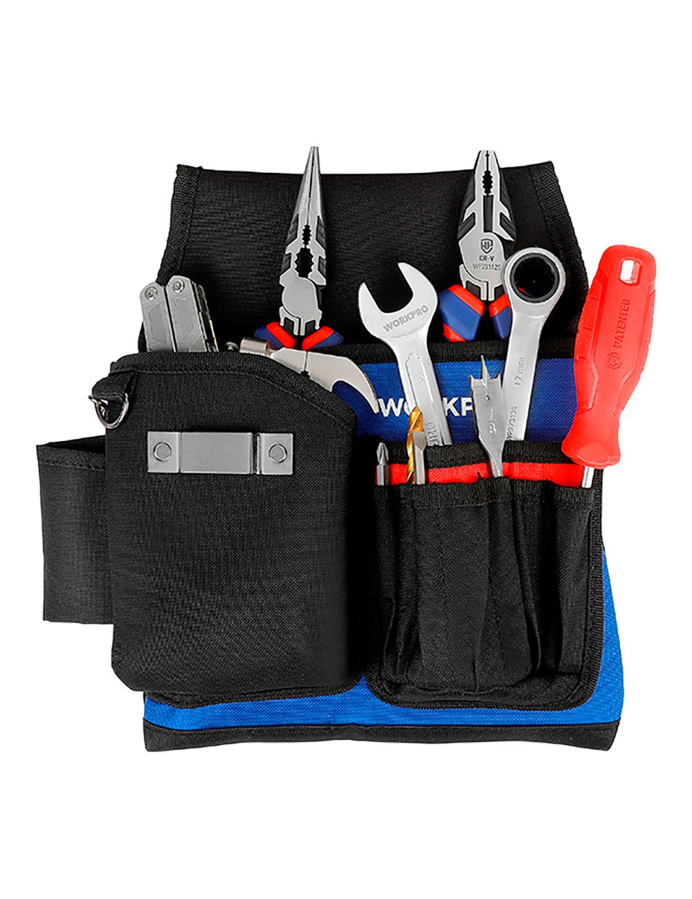 Bolsa portaherramientas, electricista (herramienta no incluida), 290 x 270 mm