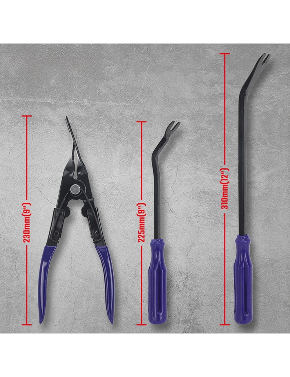 Herramientas saca grapas, 3 piezas