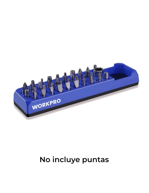 Organizador magnético vacío rectangular para puntas