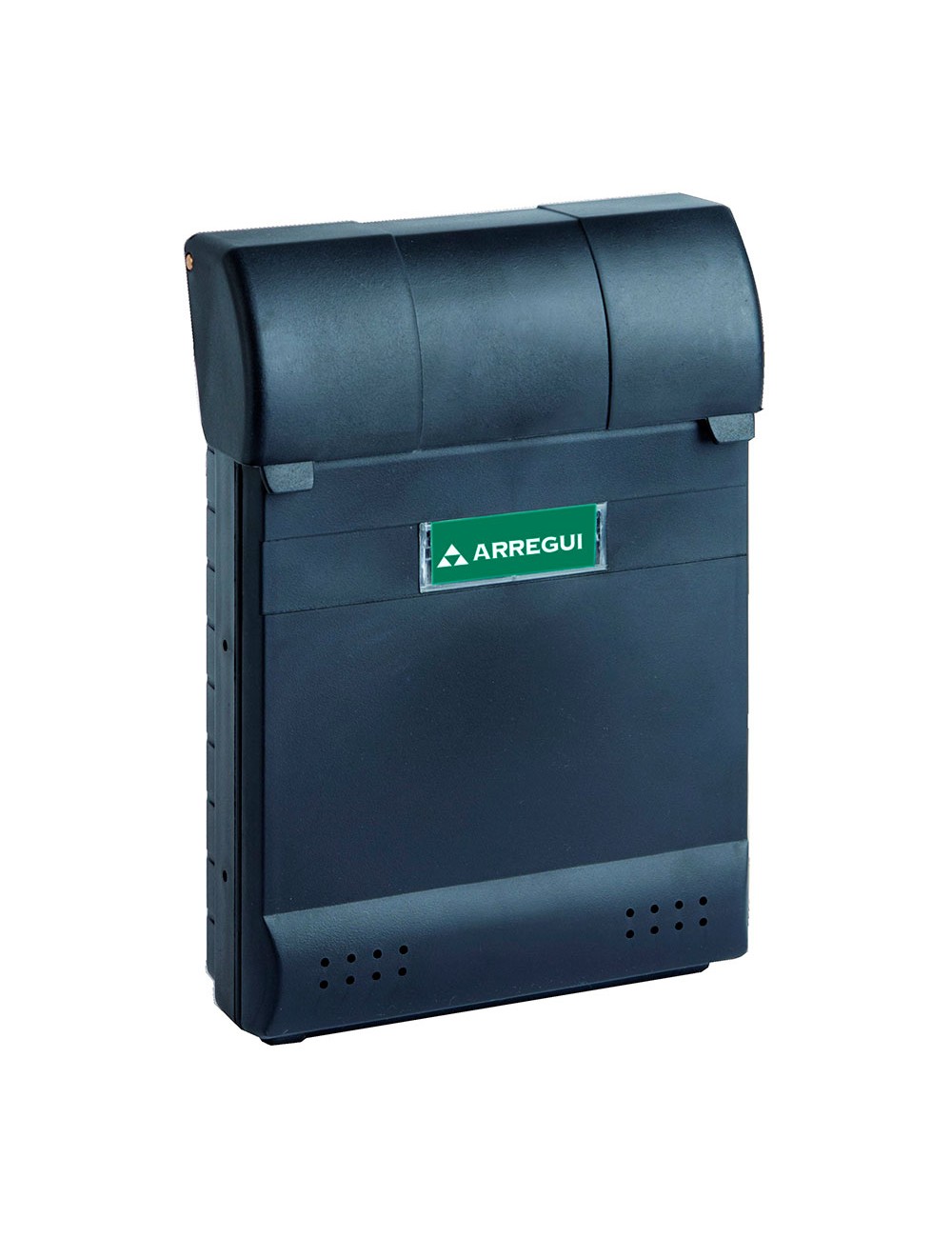 Buzón individual exterior, pequeño, nautic, poliestireno, negro, 21 x 7,5 x 29 cm