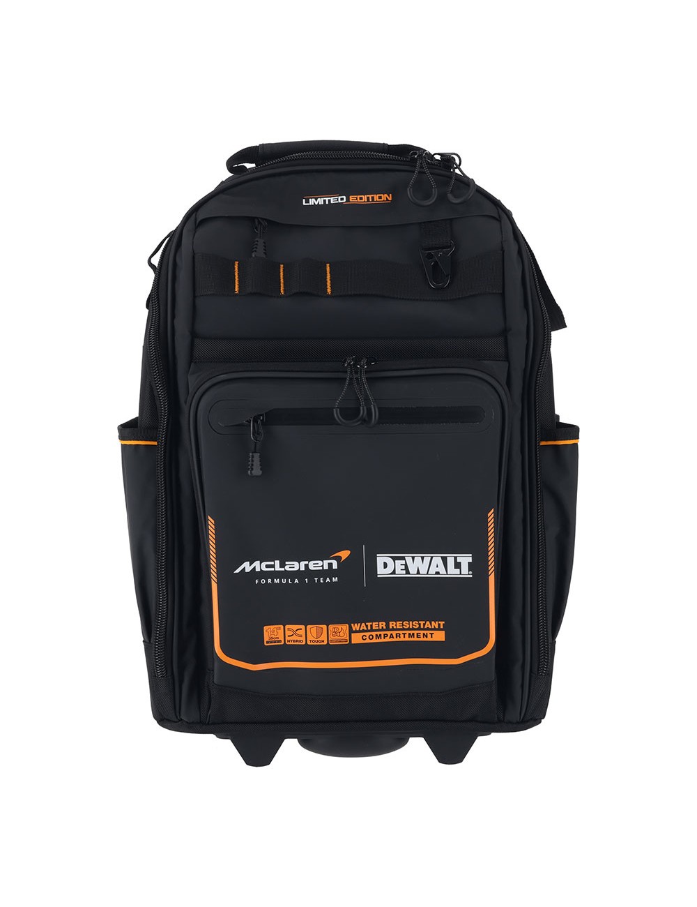 Mochila portaherramientas con ruedas, edición mclaren, ip54, 35 x 24 x 54 cm