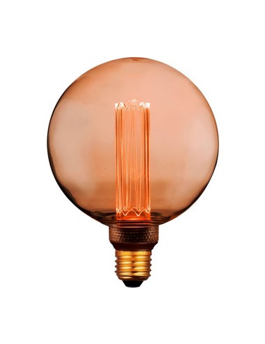 Bombilla led g125 decorativa globo e27 4 w 200 lm 1800 k luz cálida ø125 x 165 mm
