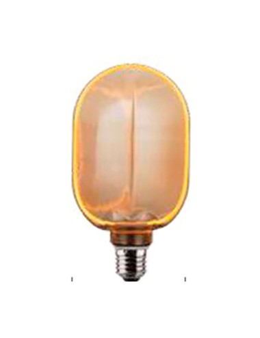 Bombilla led g100 decorativa halo exterior e27 4 w 220 lm 1800 k luz cálida ø102 x 190 mm