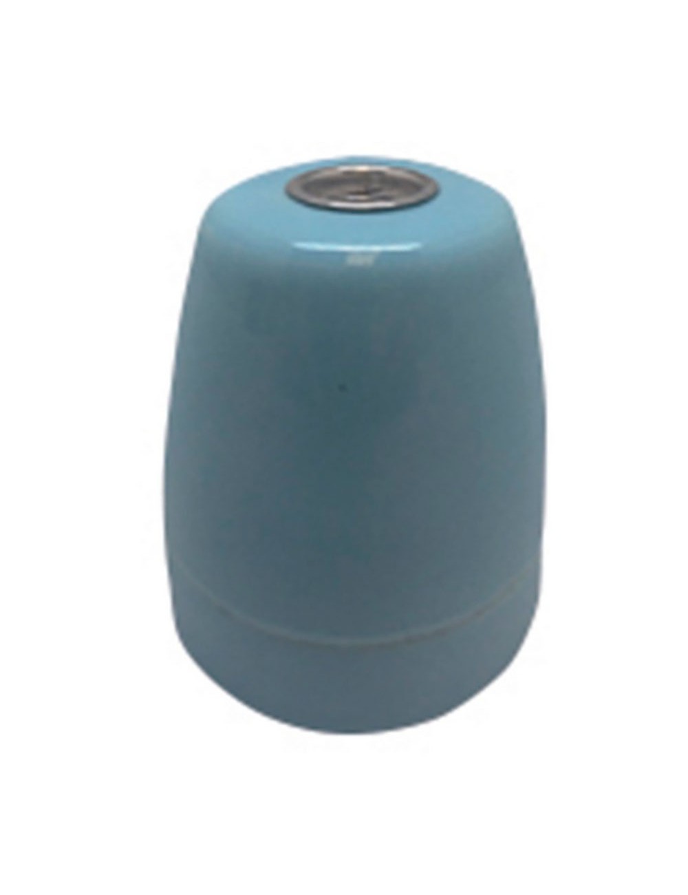 Portalámparas cerámico vintage e27 4 a 100 w 250 v~ azul, ø47 x 59 mm